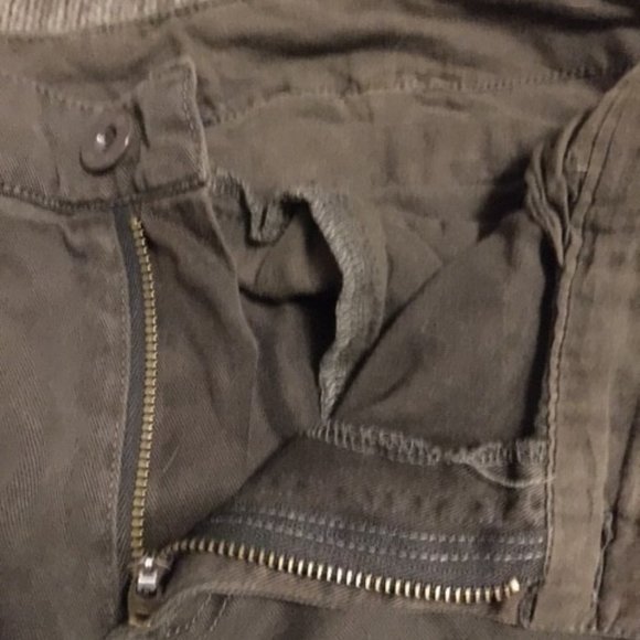 Velvet Heart Dark Olive Green Tencel Cargo Style Pants - Picture 4 of 6